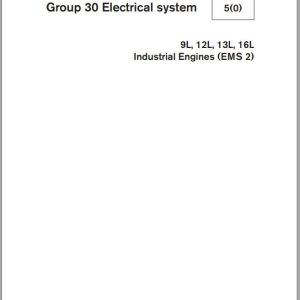 Volvo Penta Engine TADI250VE TADI251VE TADI252VE Workshop Manual 1