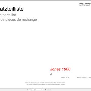 Hako Sweepers Jonas 1900 Spare Parts Catalog (1)