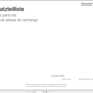 Hako Sweepers Jonas 800 Spare Parts Catalog (1)