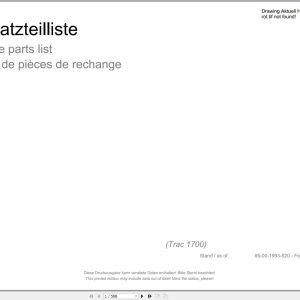 Hako Tractor Trac 1700 Spare Parts Catalog (1)