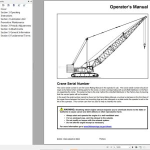 Link Belt Crane 348 HYLAB 5 Operation Manual (1)