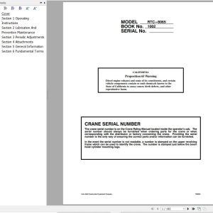 Link Belt Crane RTC 8065 Operation Manual (1)