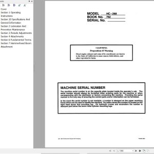 Link Belt Crane TC 268 Operation Manual (1)