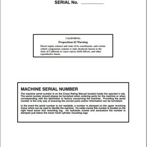 Link Belt Crane TC 418 Operation Manual 165 (1)