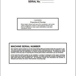 Link Belt Crane TC 48A Operation Manual 284 (1)