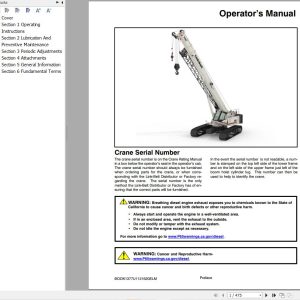 Link Belt Crane TCC 800 Operation Manual (1)