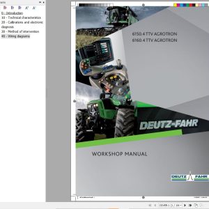 Deutz Fahr Tractor 6150.4 6160.4 TTV AGROTRON Workshop Manual (1)