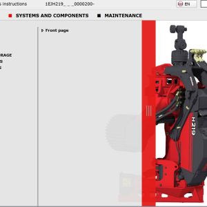 Waratah Harvester Head H219 1EJH2190000200 Operation Manual (1)