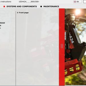 Waratah Harvester Head H424 1EJH4240001500 Operation Manual (1)