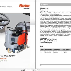 Hako Sweeper Scrubmaster B120R Operating Manual 88 10 3105 3650 33 2017 (1)