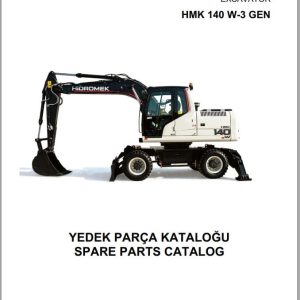 Hidromek Excavator HMK 140 W 3 GEN Parts Catalog H207322300 2015 EN TR (1)