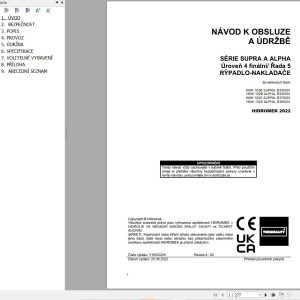 Hidromek HMK 102B 102S SUPRA & ALPHA Operation Maintenance Manual CS (1)