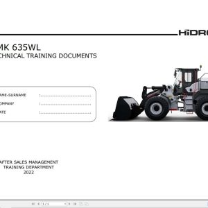 Hidromek Wheel Loader HMK 635WL Training Manual (1)