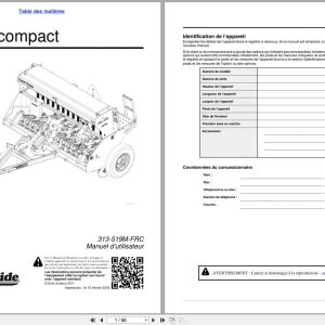 Land Pride Compact Drills 800 Operator Manual 313 519M FRC FR (1)
