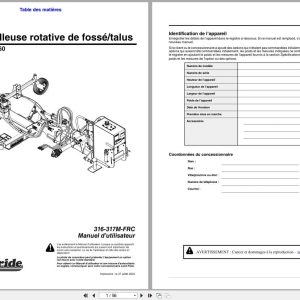 Land Pride Ditch Bank Rotary Cutters DB2660 DBM2660 Operator Manual 316 317M FRC FR (1)