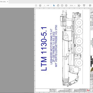Liebherr LTM 1130 5.1 Wiring Diagram 066219 RU (1)