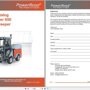 PowerBoss Rider Sweeper Citymaster 650 Parts Catalog 988787 2021 (1)
