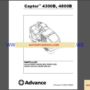Advance NILFISK Package Service Full Set Parts Manuals DVD4