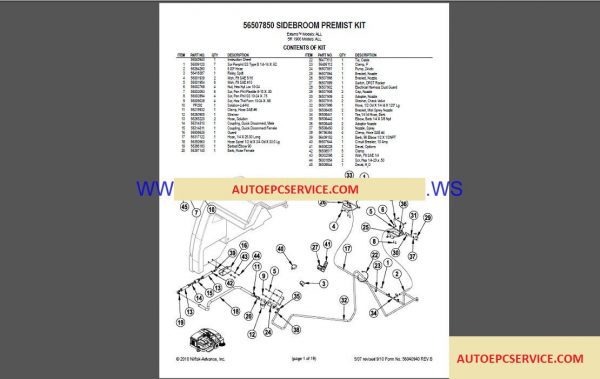 Advance NILFISK Package Service Full Set Parts Manuals DVD5 1