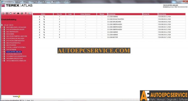 Atlas Terex CD Spare Parts Catalog6