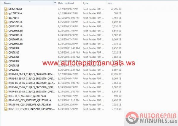 BT Riders Forklift Parts Catalog CD2