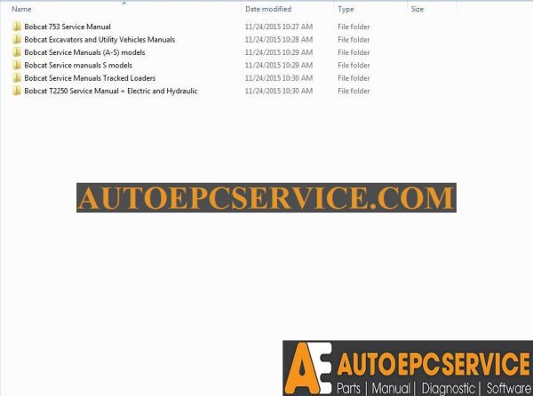 Bobcat Full Set Service Manual1