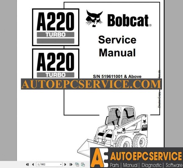 Bobcat Full Set Service Manual6 2