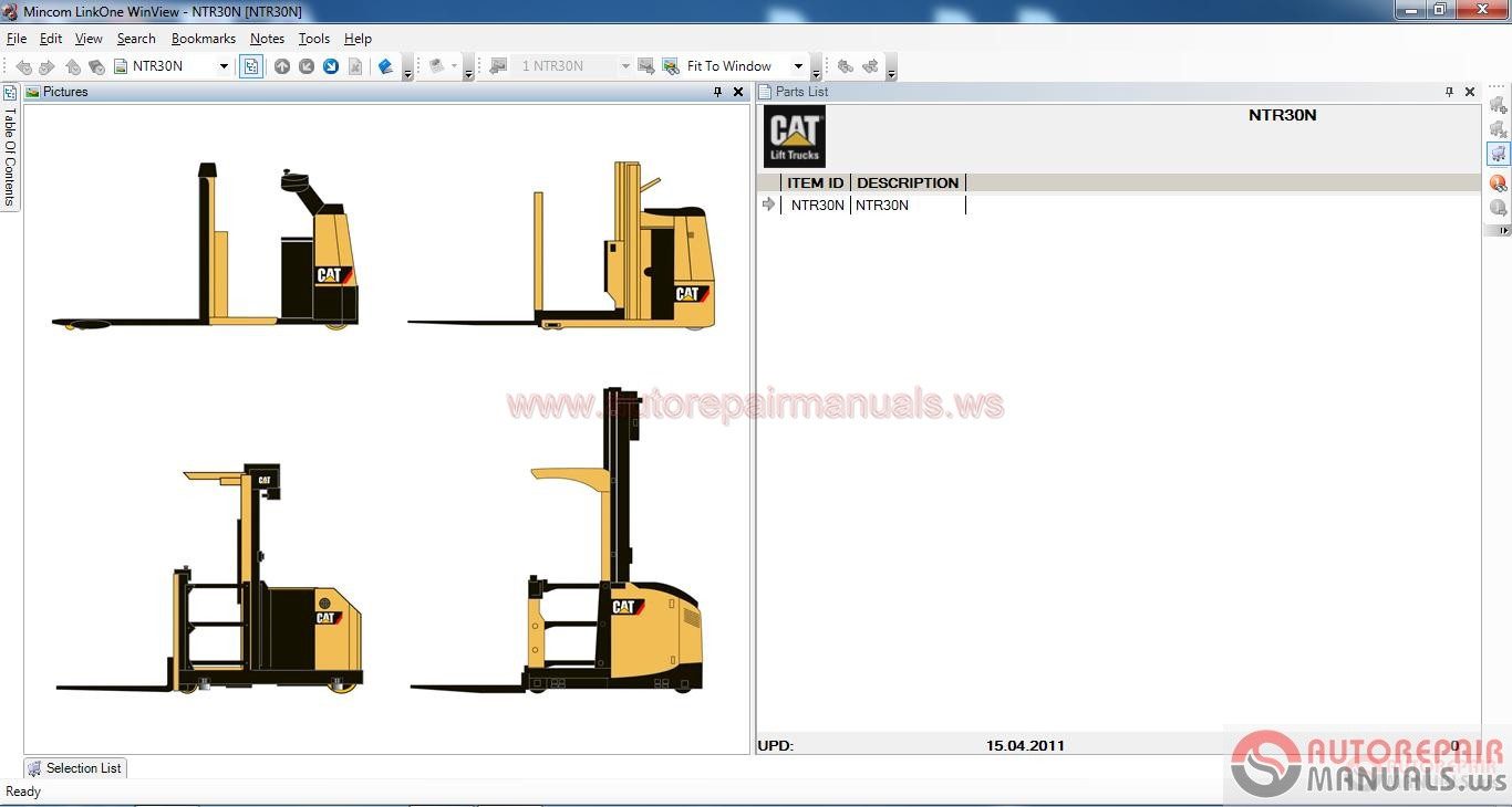 CAT Lift Truck WAREHOUSE 2016 EPC7