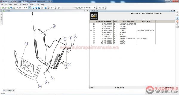CAT Lift Truck WAREHOUSE 2016 EPC8