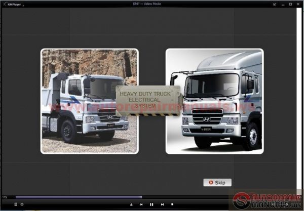 CD Hyundai Heavy Duty Truck Electrical System1