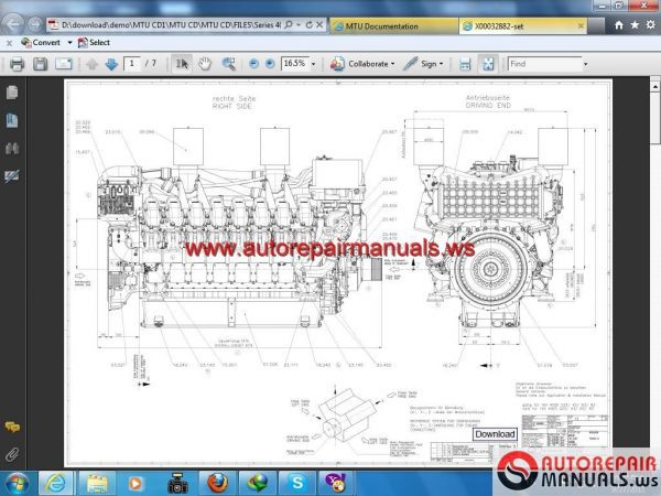 CD Tranning Engine MTU Series 4000 CD 14