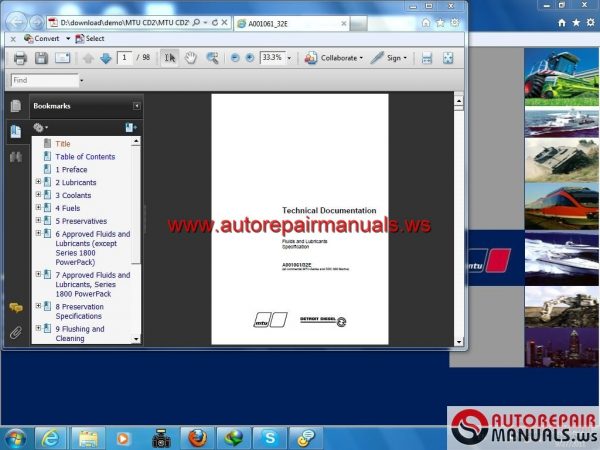 CD Tranning Engine MTU Series 4000 CD 23