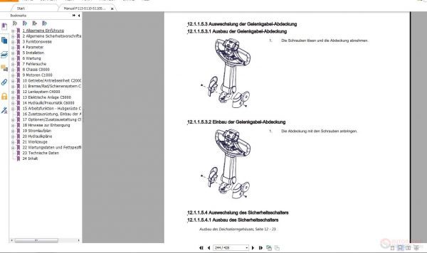 CESAB Forklift 2018 Shop Manual DVD4