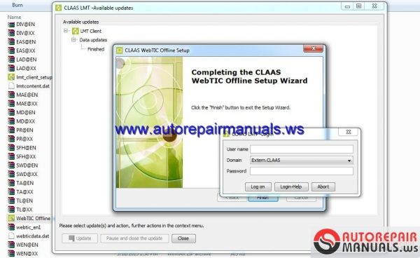 CLAAS WEBTIC Offine 2015 Repair and Service Documentation5