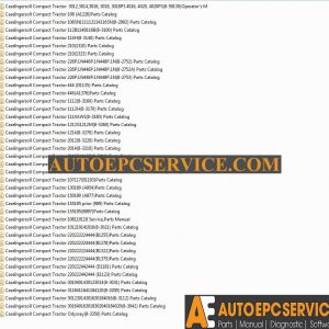 CaseIngersoll Compact Tractor Parts Catalog DVD1 1