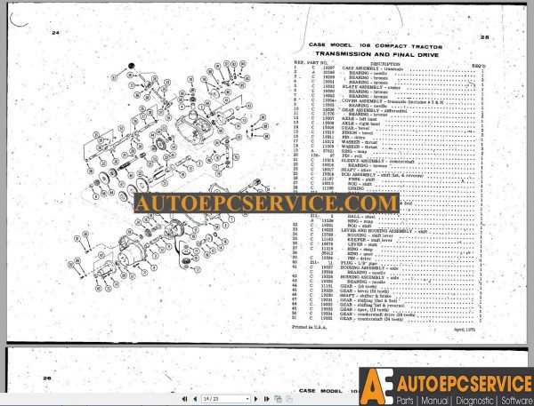 CaseIngersoll Compact Tractor Parts Catalog DVD3 1