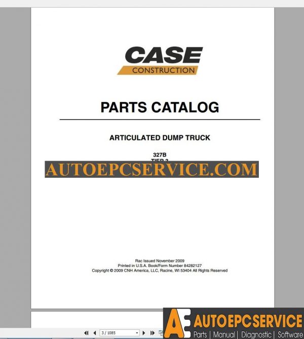 Case Articulated Truck PARTS MANUAL5 2