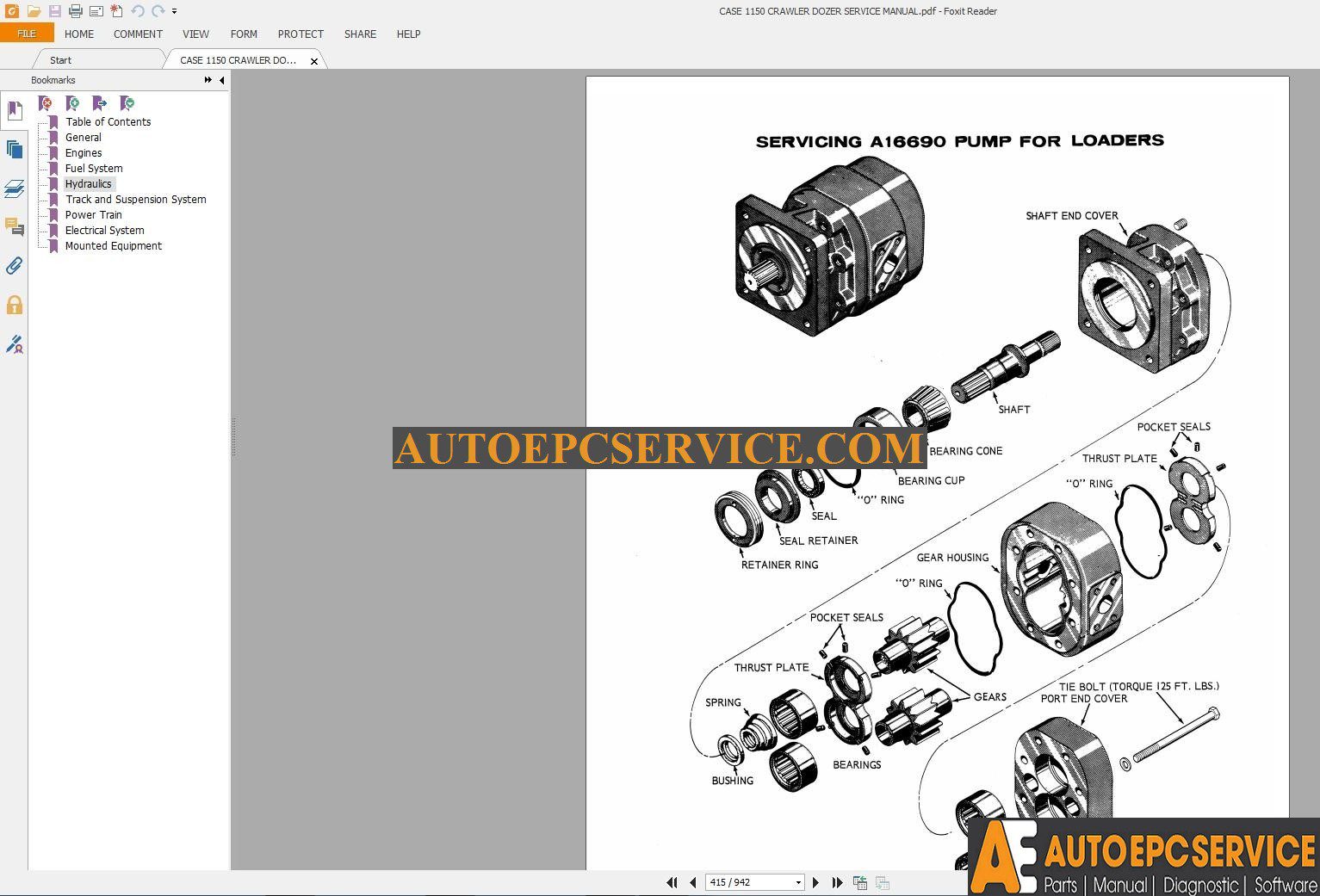 Case Crawler Dozer Service Manual Operators Manual4 2
