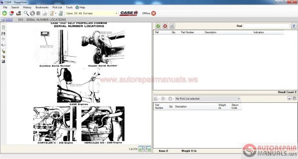 Case IH AG Europe 072012 Spare Parts Satalog Service Information11