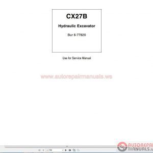Case Mini Excavator Service Manual Parts Manual2
