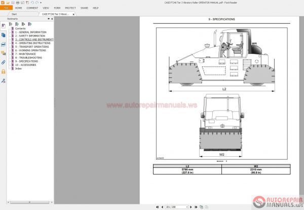 Case Vibratory Roller Service Manual Operators Manual6