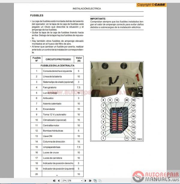 Case Wheel Excavator Service Manual Operators Manual4