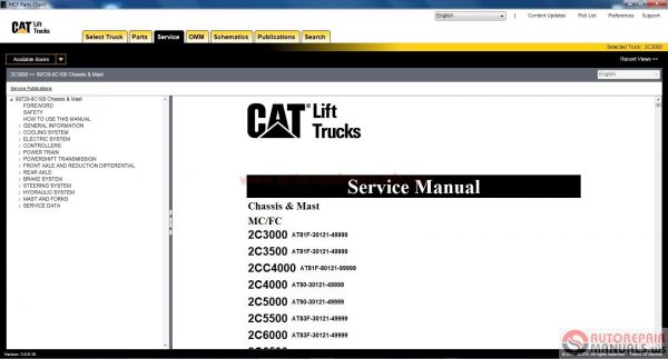 Caterpillar Fork Lift Trucks MCFA 032017 Full Activated10