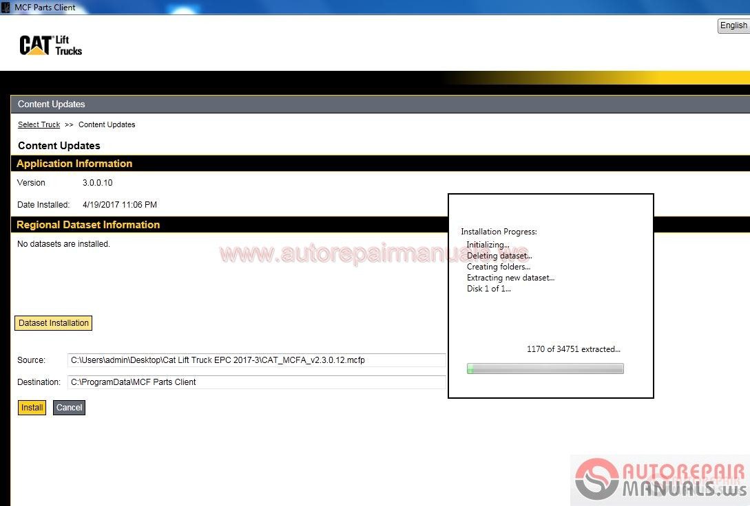 Caterpillar Fork Lift Trucks MCFA 032017 Full Activated6