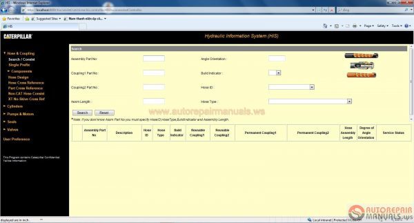 Caterpillar Hydraulic Information System HIS 2011 English7