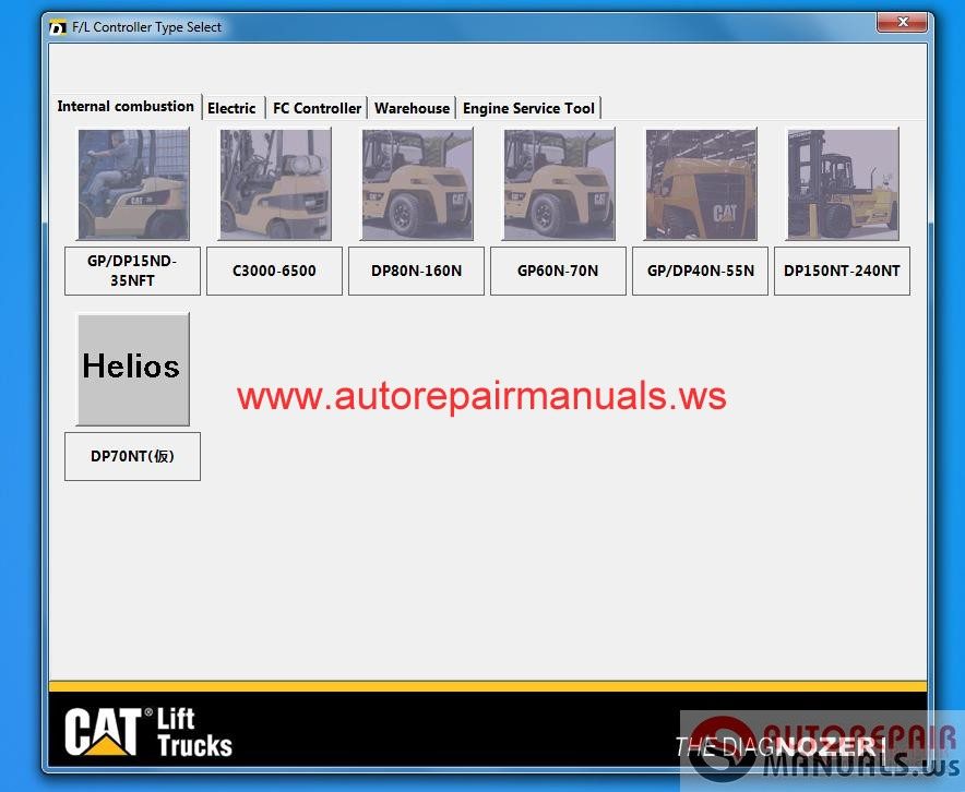 Caterpillar Lift Trucks   The Diagnozer v390 20136