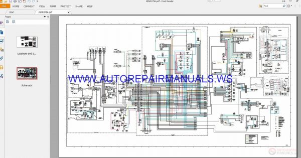Caterpillar REXA2500 08E Full Wiring Diagrams Schematics Manuals3
