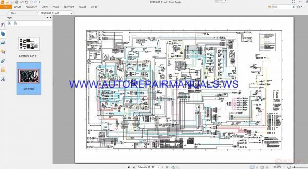 Caterpillar REXA2500 08E Full Wiring Diagrams Schematics Manuals4