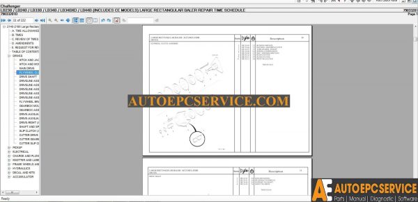 Challenger Epsilon NA Parts Service 0620158 1