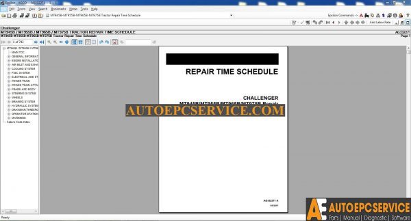 Challenger Epsilon NA Parts Service 0620159